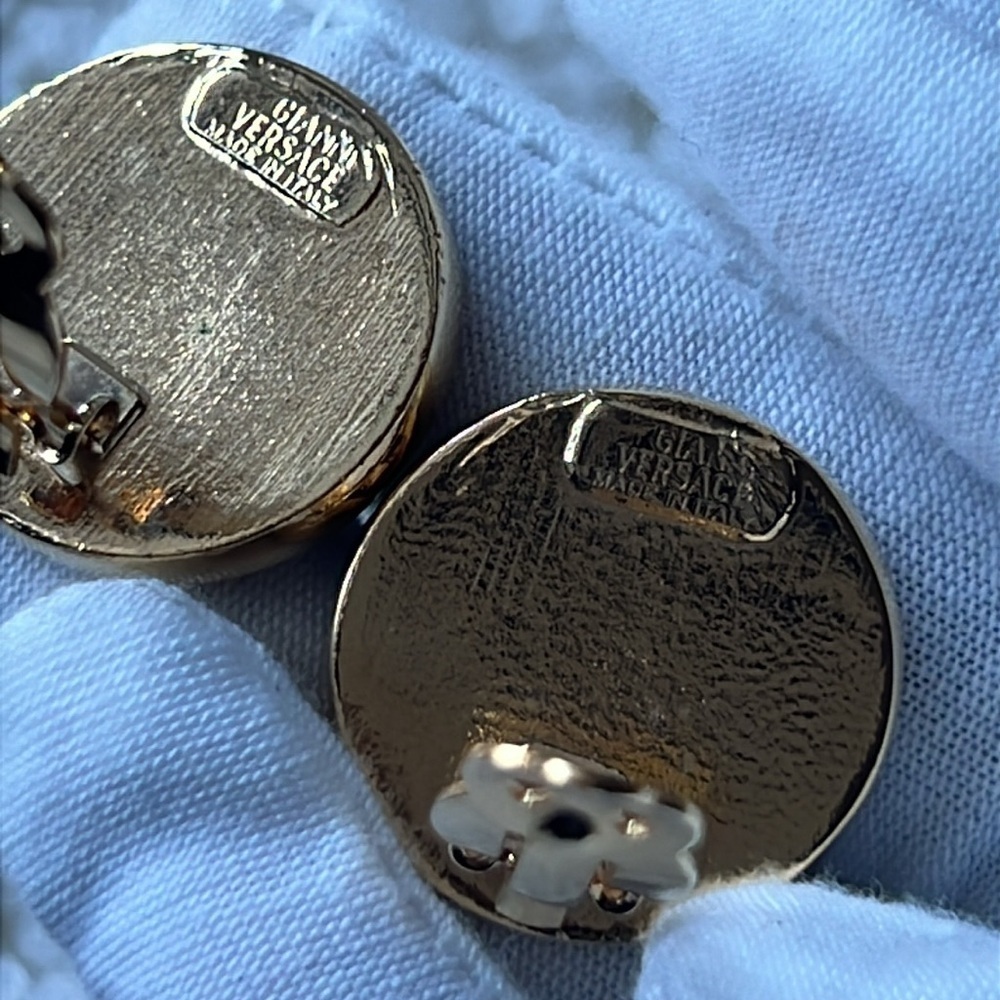 Versace Medusa clip  earrings - Picture 5 of 11